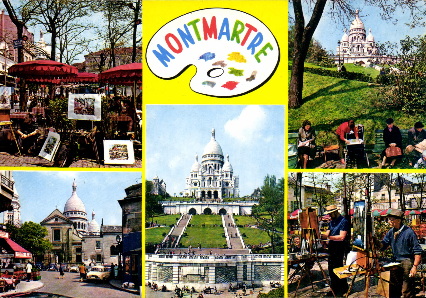 CPM Paris et ses Merveilles Place du Terttre Jardins du Sacre 