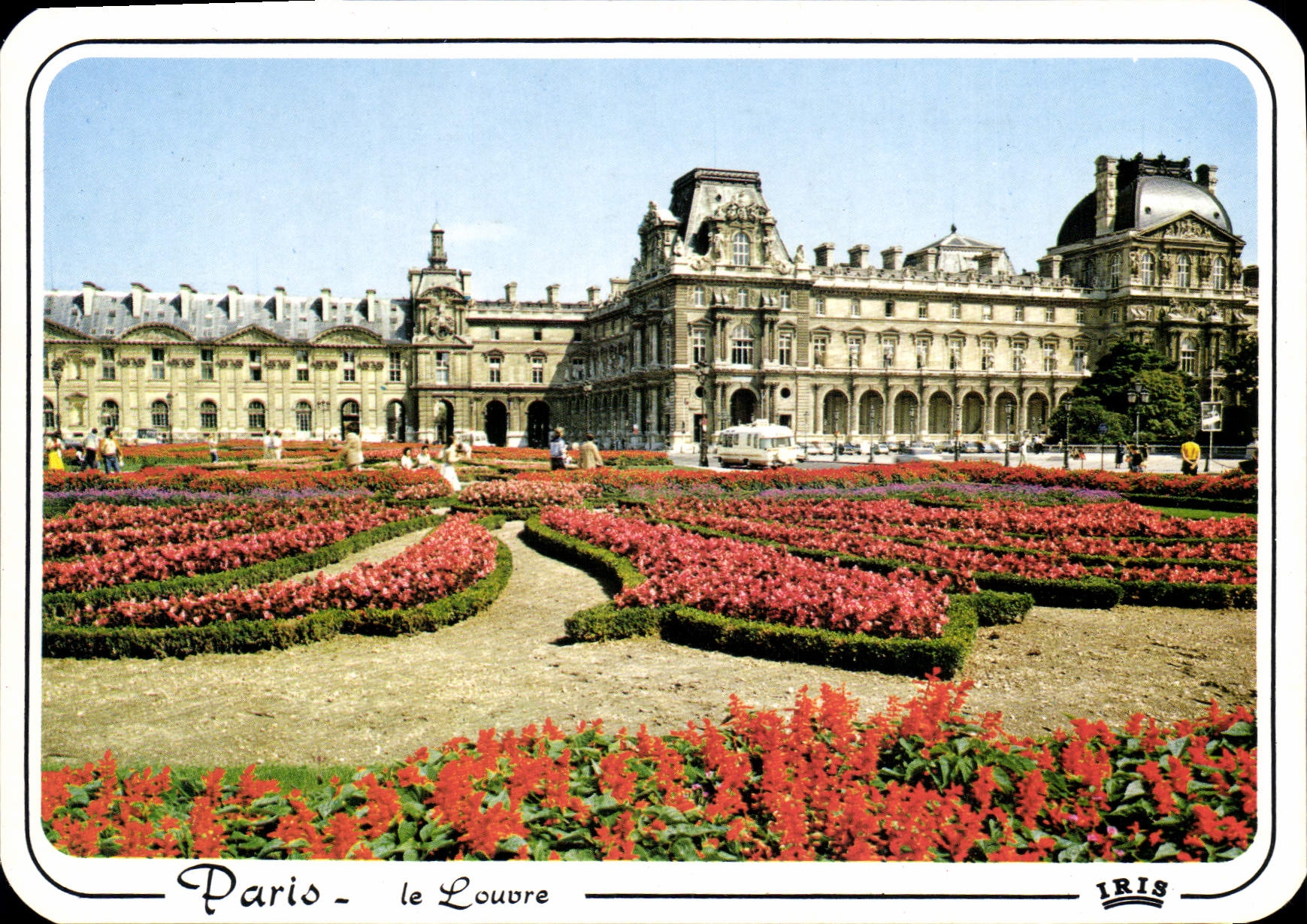 CPM Le Louvre l'aile Nord et les Jardins 