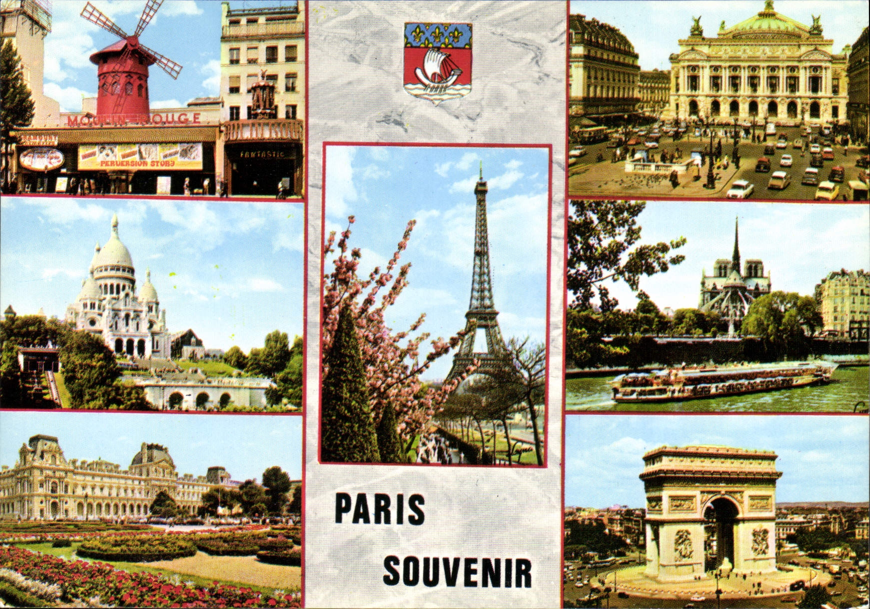 CPM Souvenir de Paris 