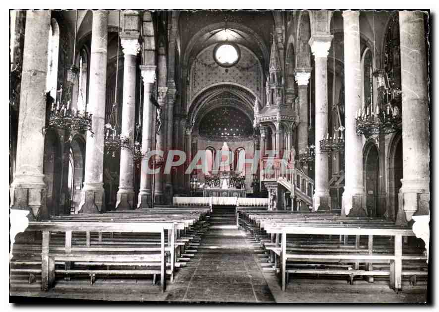 CPM Pelerinage de Notre Dame de la Salette Interieur de la Basilique 