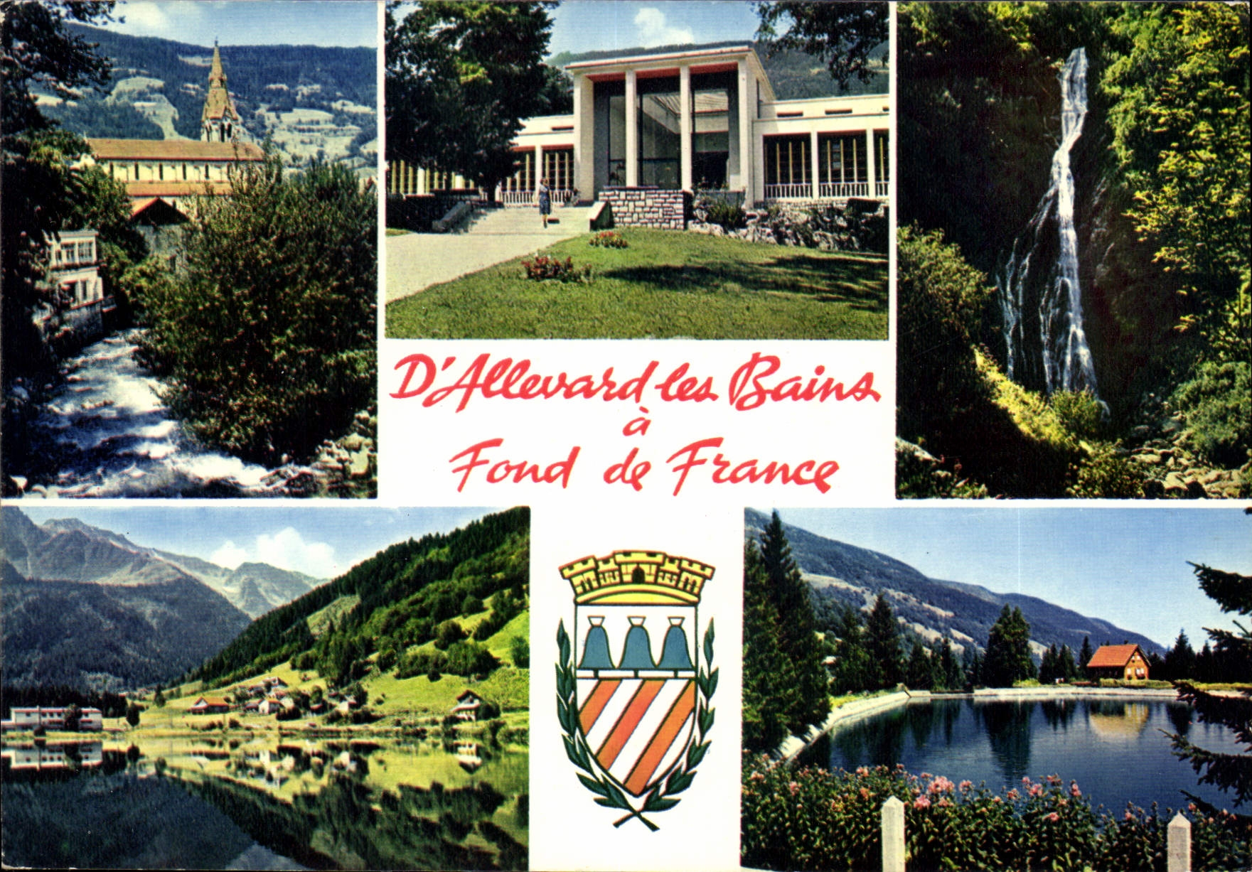 CPM D'Allevard les Bains Fond de France 