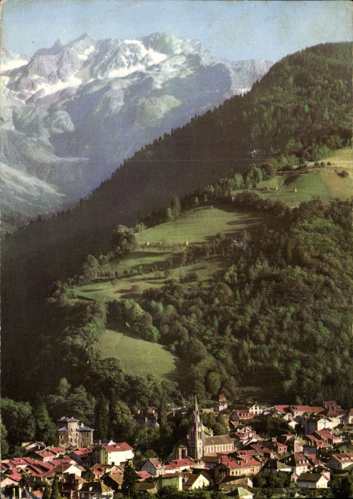 Allevard-les-Bains — Vue générale et le Gleyzin (alt. 2697 m.) — Éditions Allevard