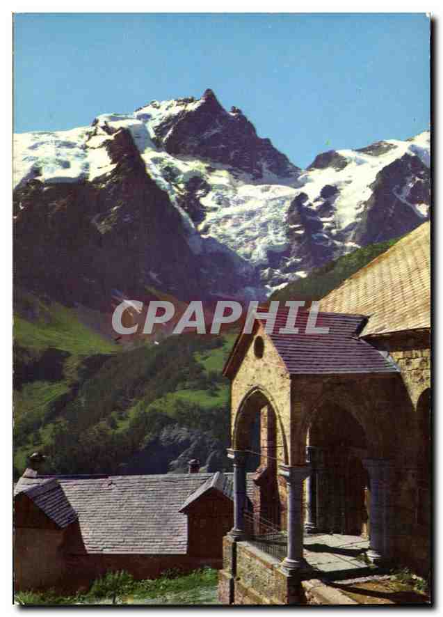 CPM Eglise des Terrasses et Grand Pic de la Meije 