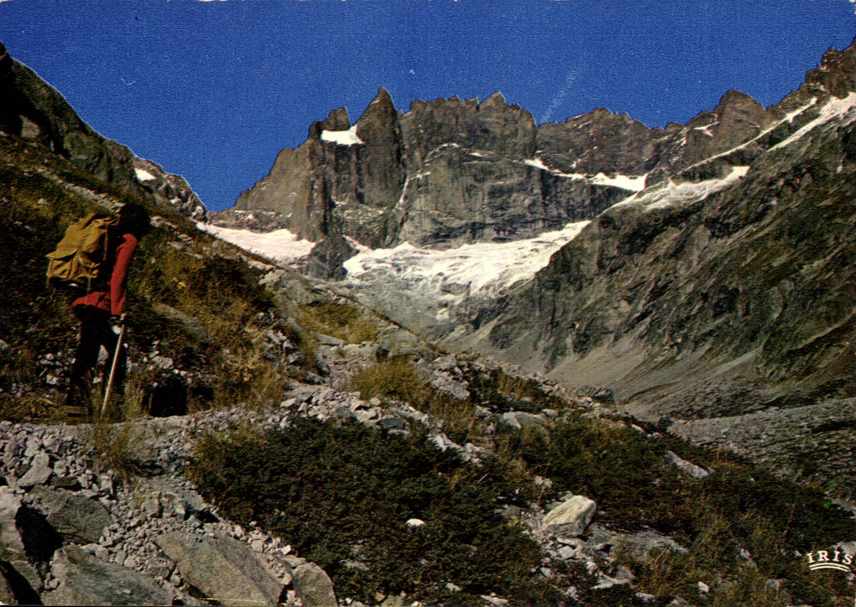 En Oisans — Vallée des Etançons, face Sud de la Meije (3983 m) — IRIS