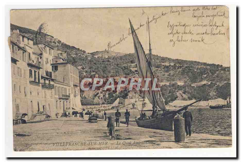 VILLEFRANCHE-SUR-MER — De Kade Amiral Combet — N.D. Pagnon