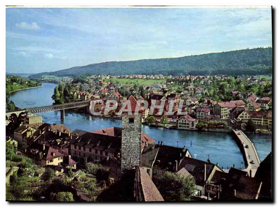 CPM Schaffhausen Blick vom Munot auf Stadt 