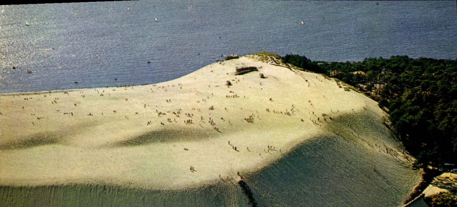 CPM Cote Aquitaine Baie d'Arcachon Gironde la Dune du Pilat 