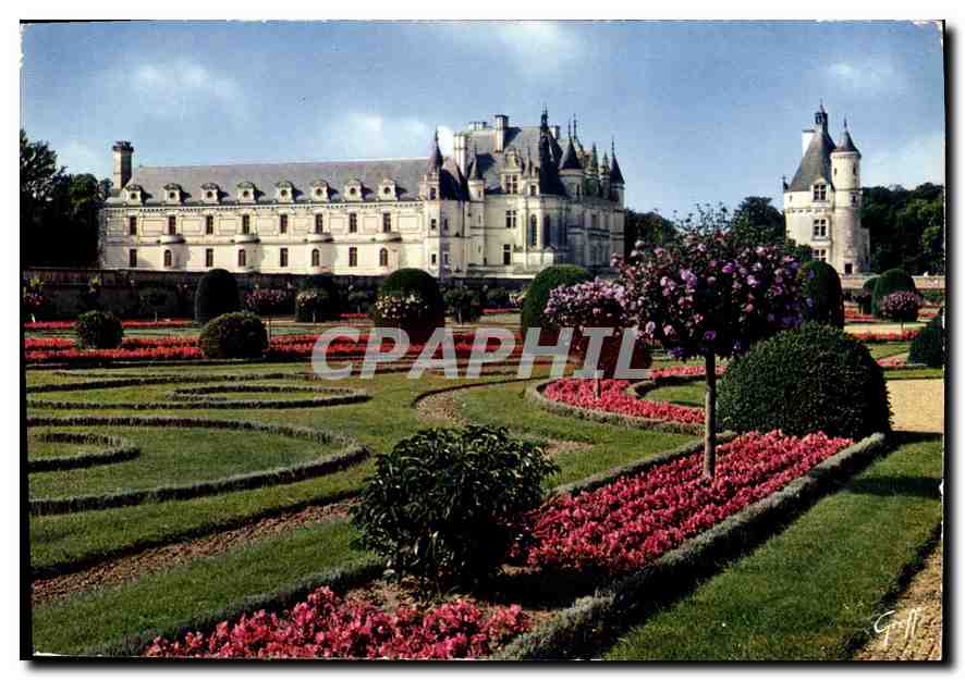 CPM Les Chateaux de la Loire Chenonceaux Indre et Loire le Chateau et la Tour des Marques 