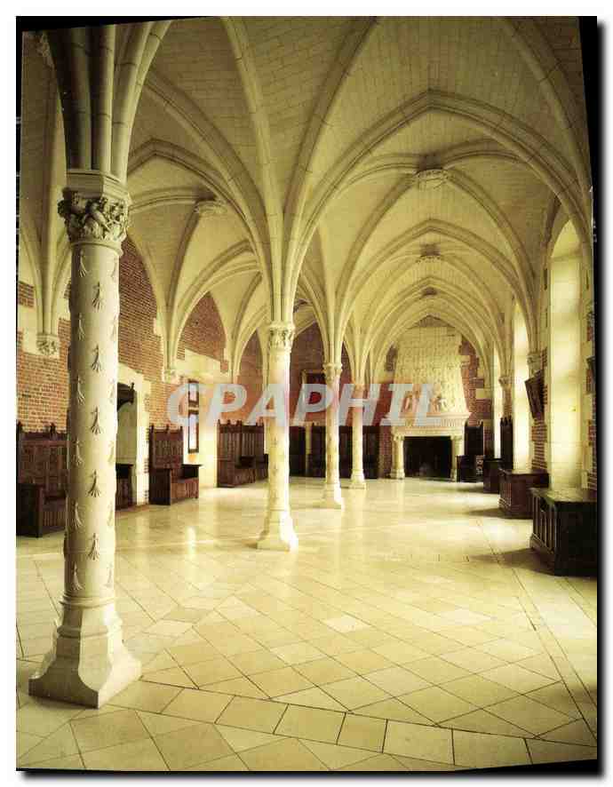 CPM Chateau Royal d'Amboise Indre et Loire la Salle des Etats XV siecle 