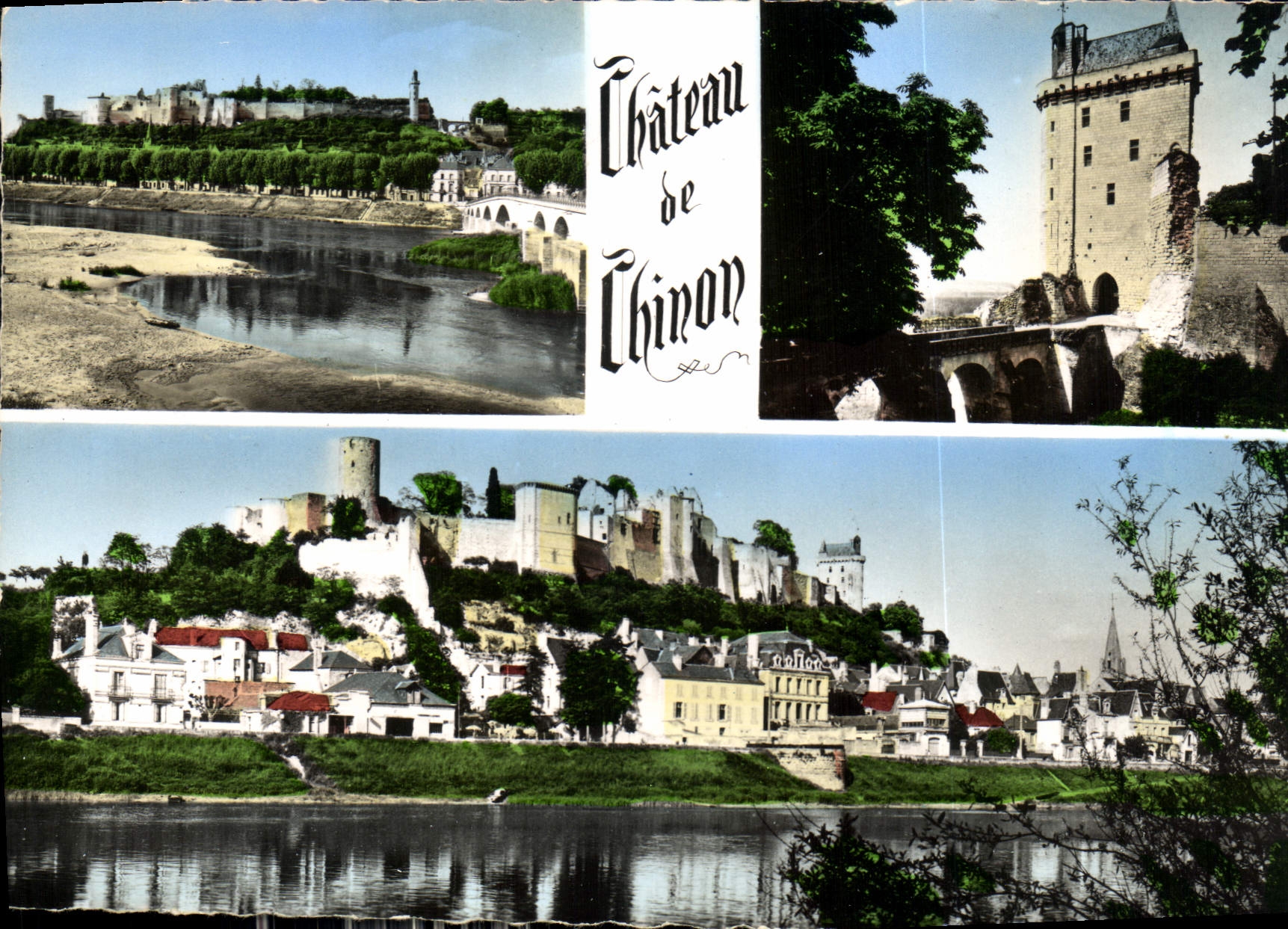 Château de Chinon — vue panoramique et tour — Éditions VAL DE LOIRE