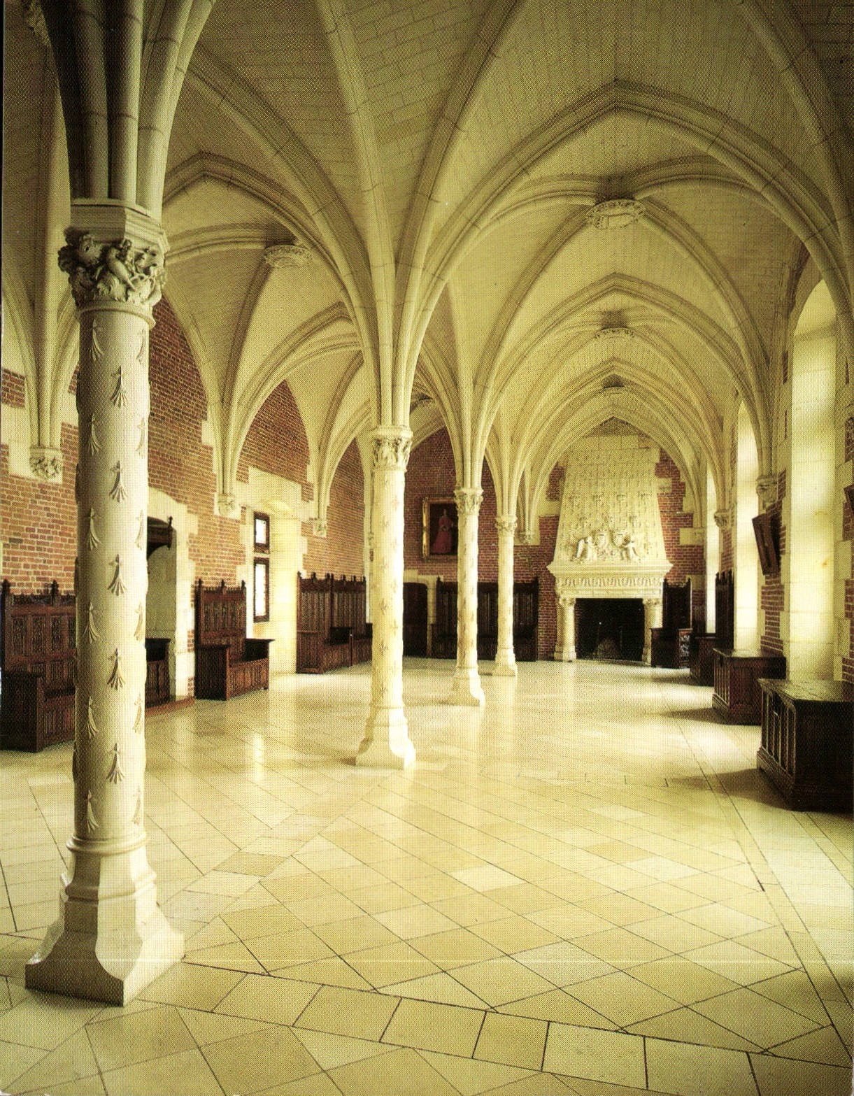 CPM Chateau Royal d'Amboise Indre et Loire la Salle des Etats XV siecle 