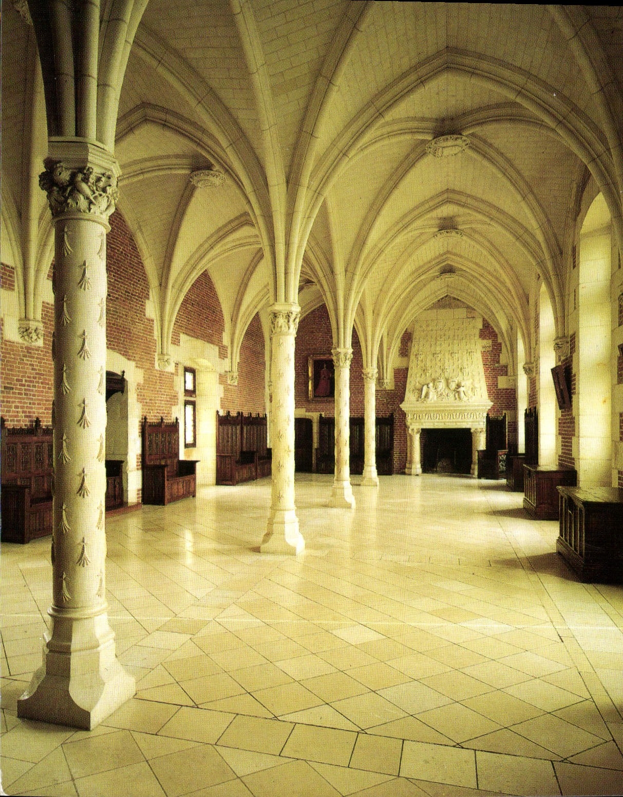 CPM Chateau Royal d'Amboise Indre et Loire la Salle des Etats XV siecle 
