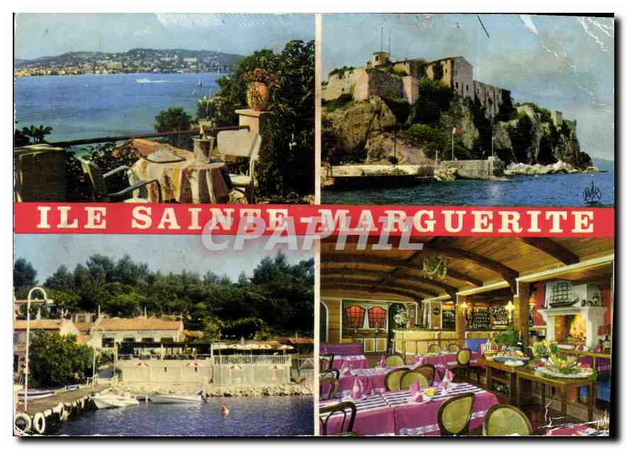 CPM Ile Sainte Marguerite cannes l'escale Hotel Restaurant Poissons du Pays Bouillabaisse Langoustes