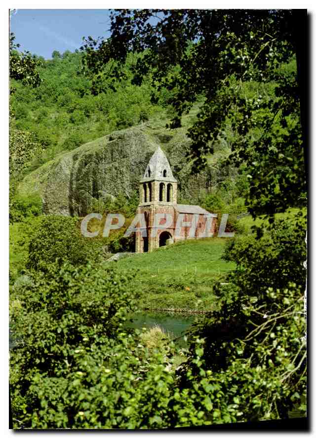 CPM St Julien des Chazes Hte Loire Chapelle romane de Notre Dame des Chazes 