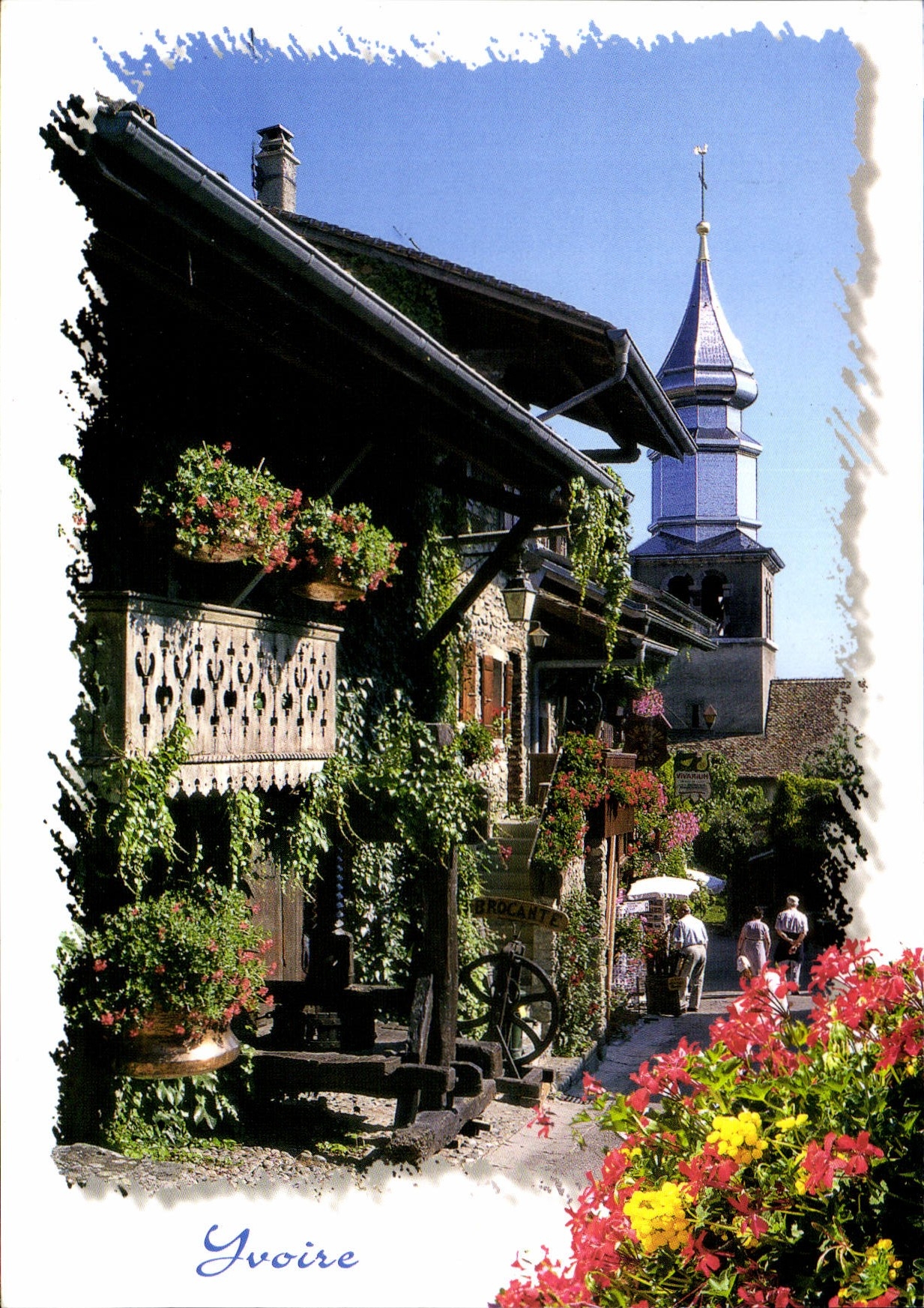 Yvoire — Mittelalterliches Dorf am See Léman — Les Gets, Haute-Savoie