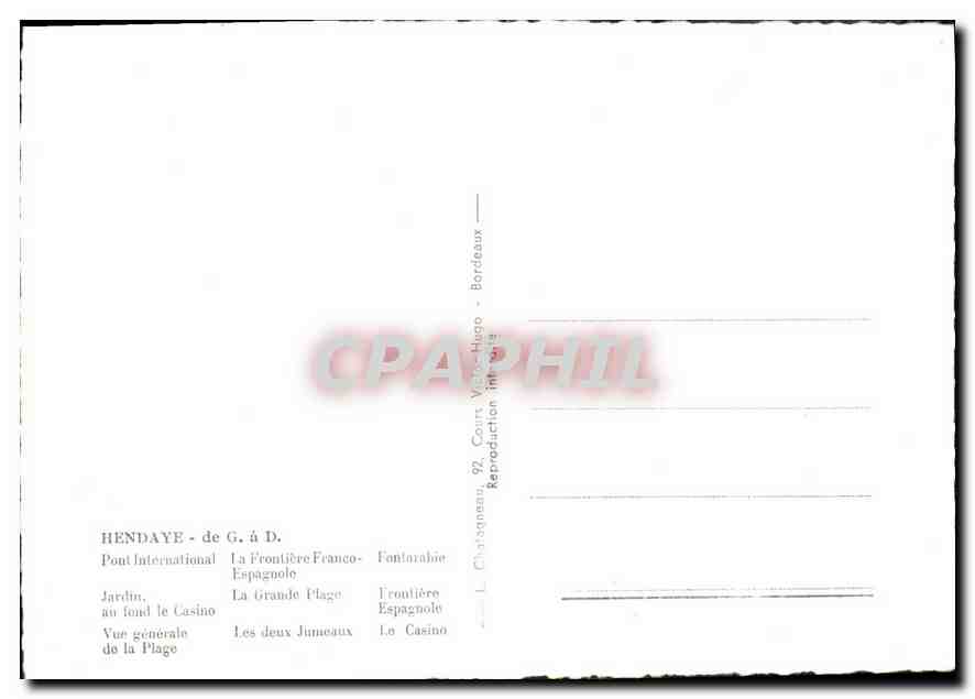 Hendaye — vue panoramique — Chataigneaux, n°92 — Reverso
