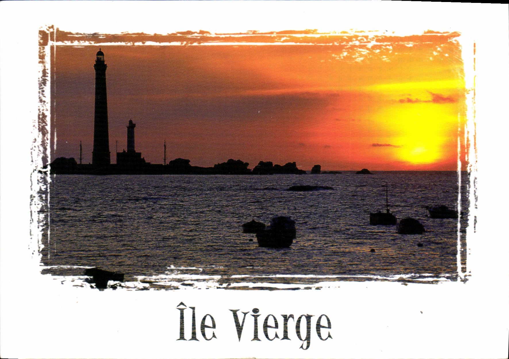 CPM Couleurs de Bretagne Plouguerneau Phare de l'Ile Vierge 