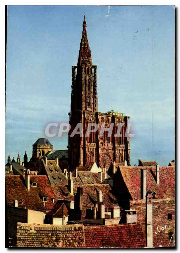 CPM L'Alsace Strasbourg Bas Rhin la Cathedrale Chef d'Oeuvre de l'Art gothique 