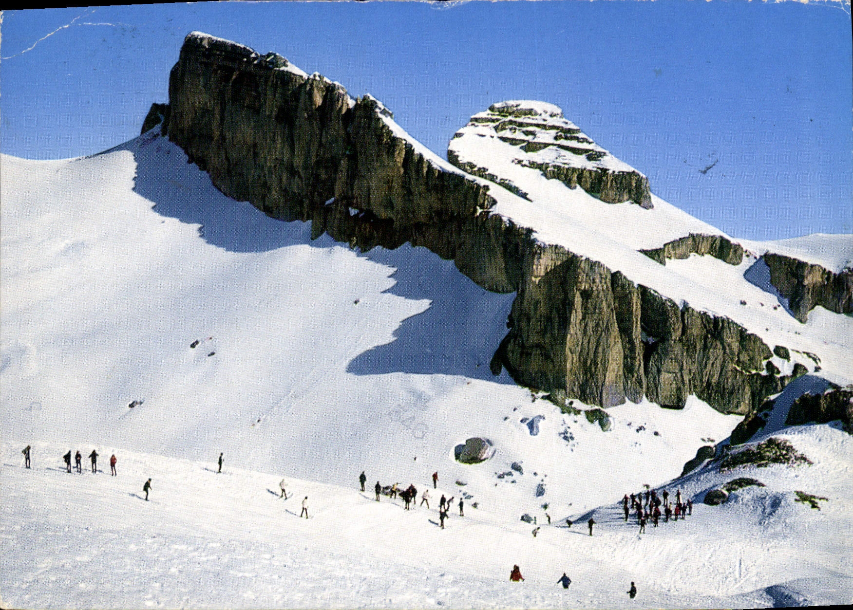 CPM Leysin la Berneuse les Tours d'Ai et de Mayen 