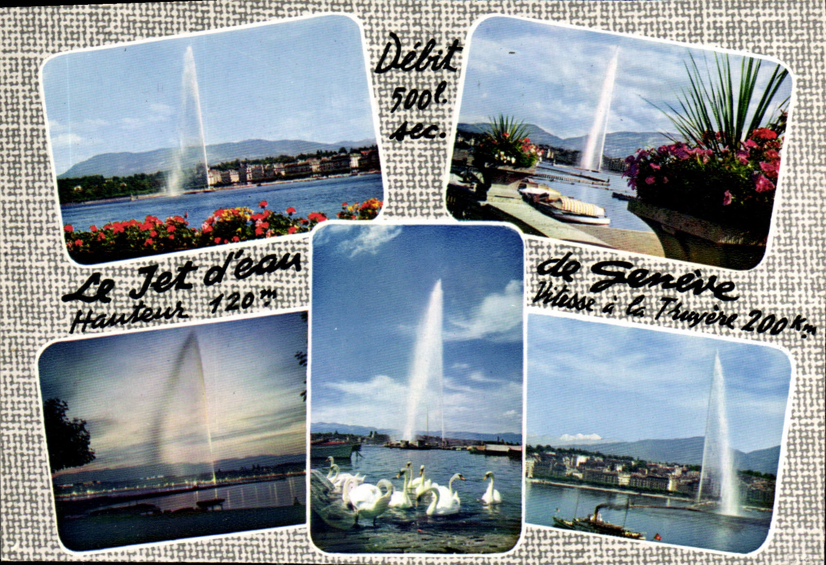 CPM Le Jet d'eau de Geneve 