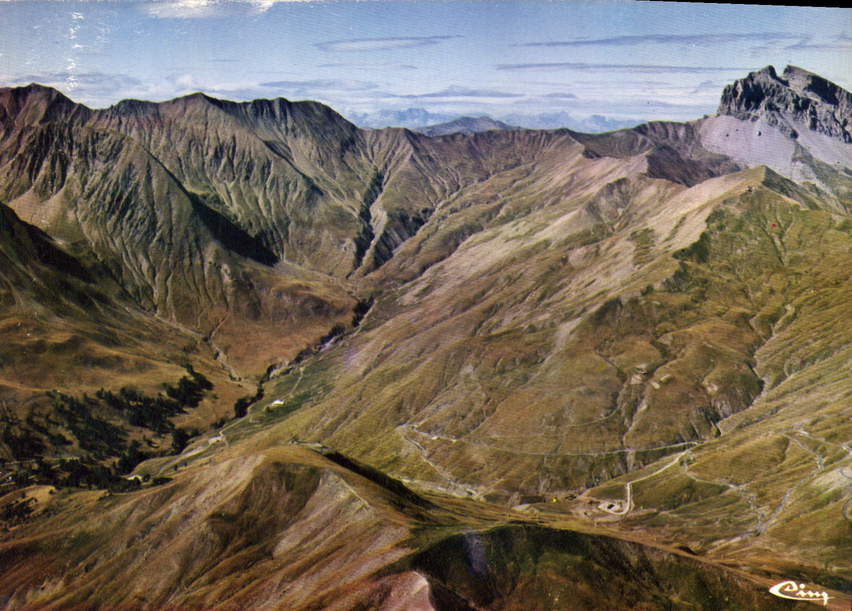 CPM Col d'Allos ALpes de Hte Prov vue panoramique aerienne 