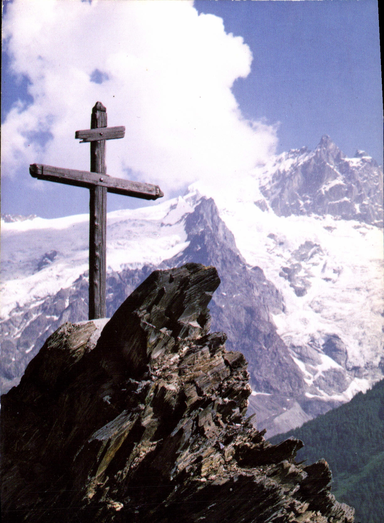 CPM Images de chez nous Face aux neiges eternelles 