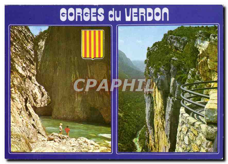 CPM Gorges du Verdon Vap Alpes de Haute Provence un des sites les plus grandioses du monde ici de de