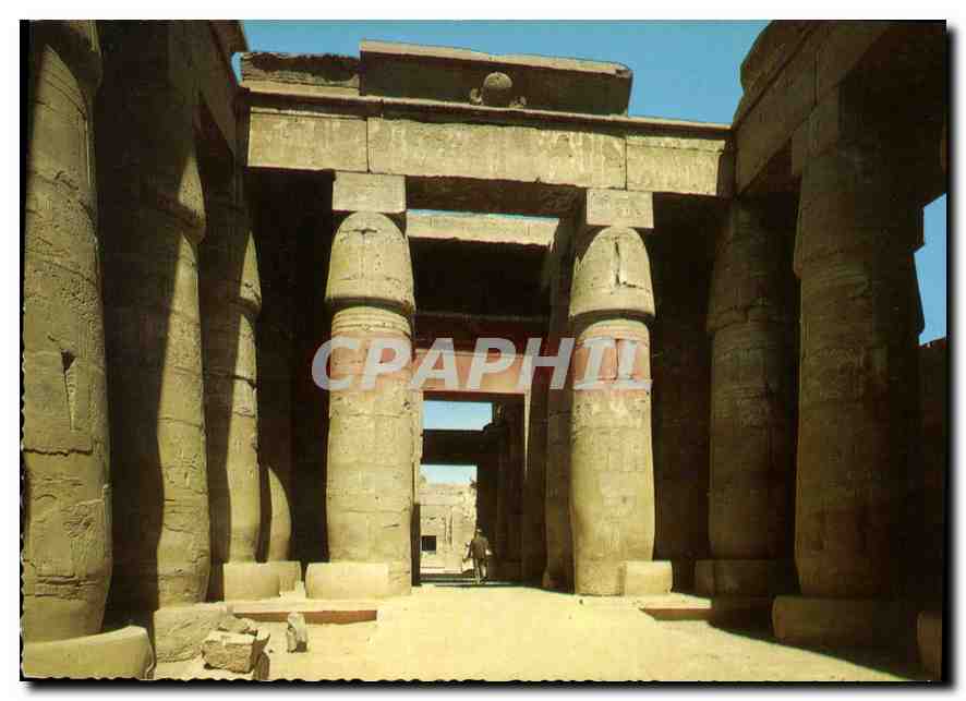 Cour extérieure du temple de Khonsou à Karnak — LUXOR-KARNAK — éditeur Kegler, n° 741-46