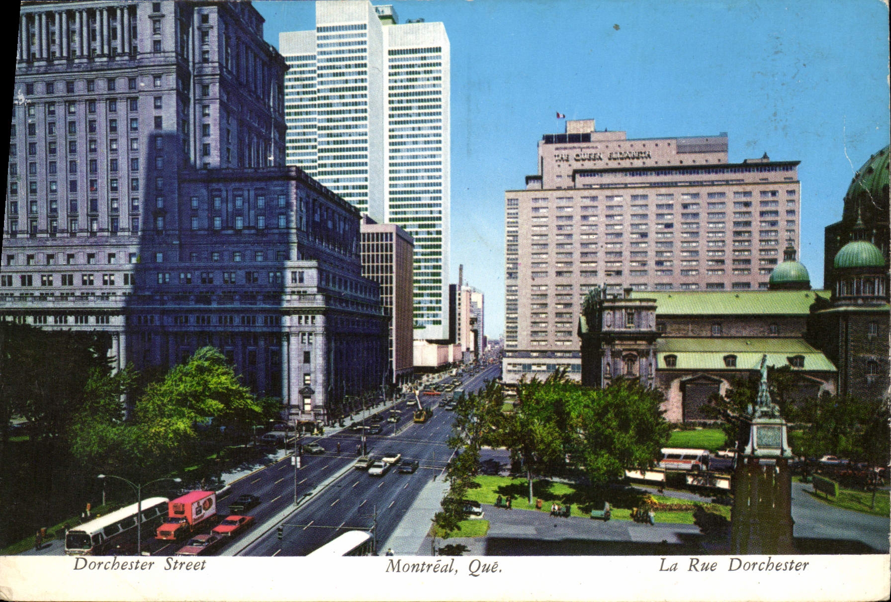 CPM Montreal Canada Darchester Street la Rue Darchester 