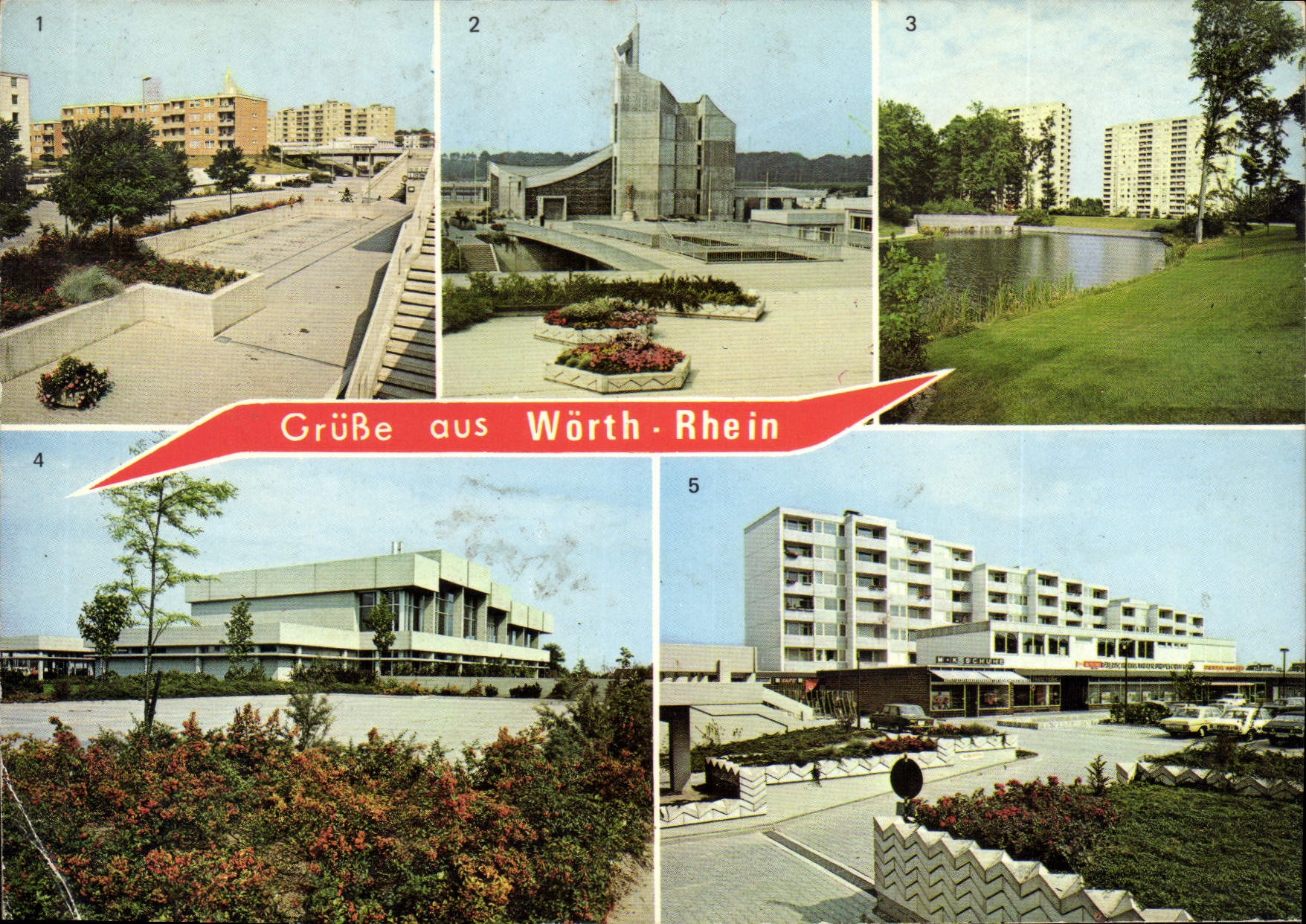 Wörth am Rhein — Panoramablick — Studio Jaenecke, Kollektion Nr. 290