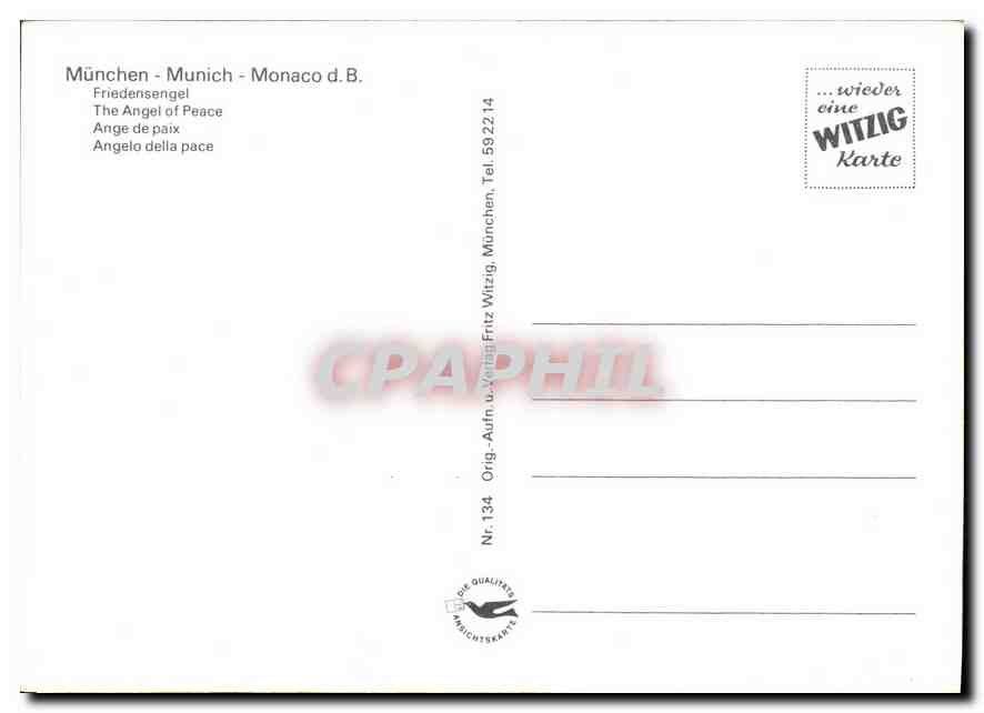 CPM Munich Ange de Paix  — Rückseite