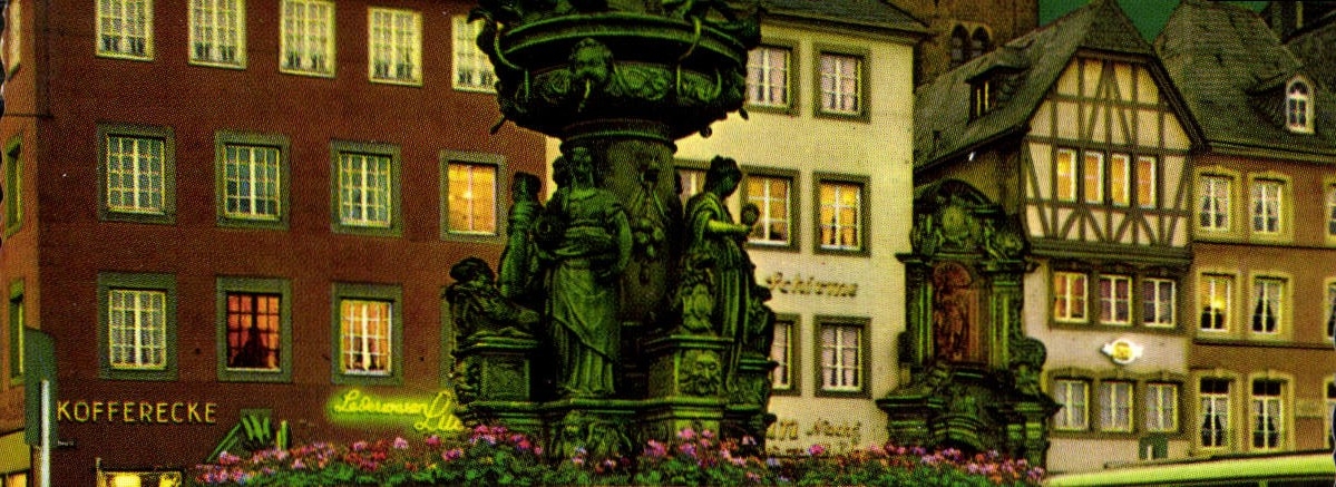 CPM Trier Mirktbrunnen und St Gangopth Kirche 