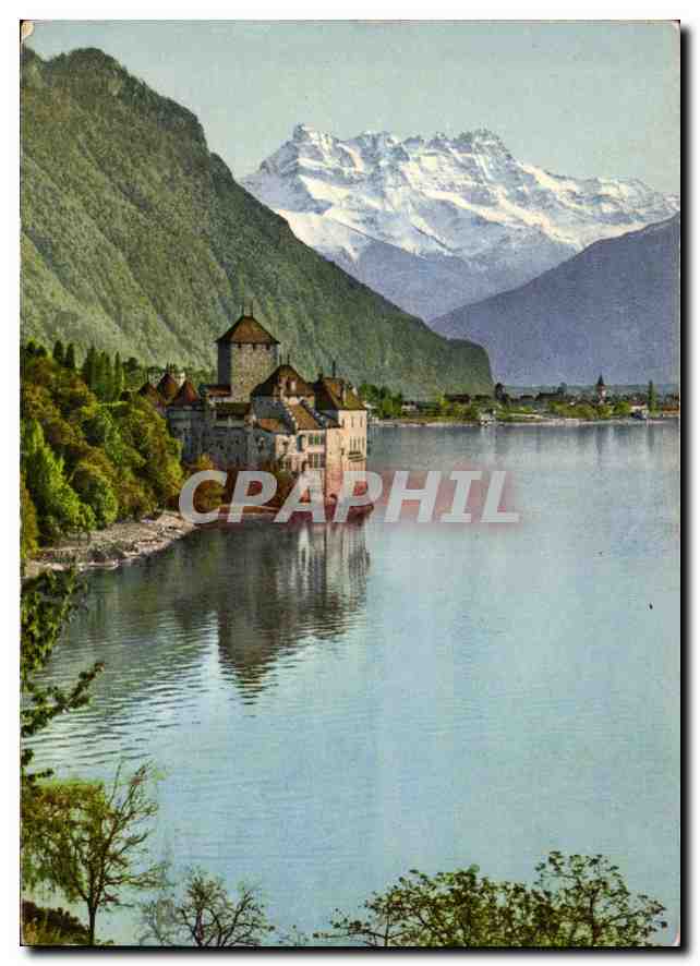 CPM Chateau de Chillon et les Dents du Midi 