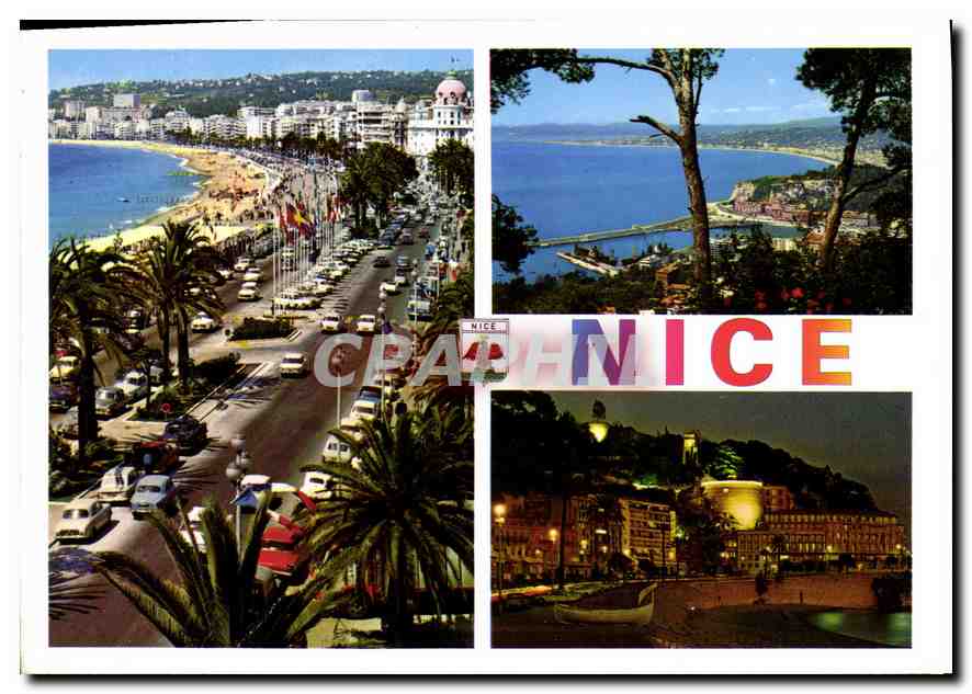 CPM Cote d'Azur French Riviera Nice Alpes Maritimes 