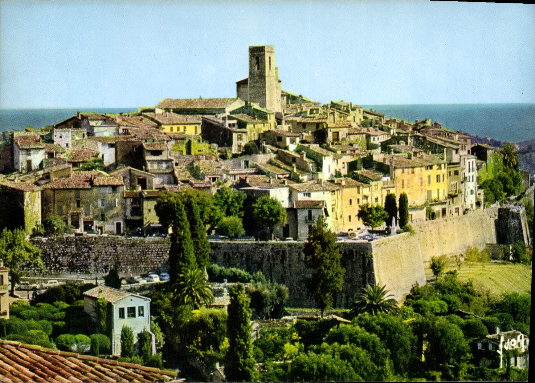 CPM Couleurs et lumiere de France la Cote d'Azur miracle de la nature Saint Paul de Vence Alpes Mari