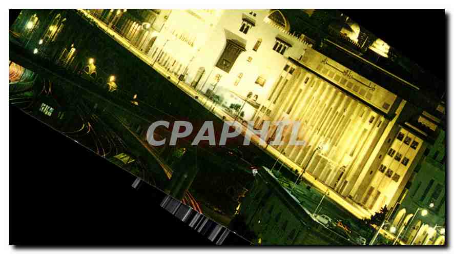 Alger illuminée — L'Hôtel de Ville et la Préfecture — Société Nationale d'Édition et de Diffusion ALGER - Algérie, n°529