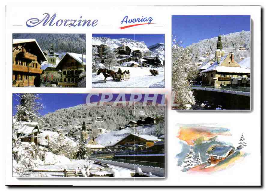 Morzine - Avoriaz — Éditeur REVALP-ALBERTVILLE, n° de série 4199 H TAO 14