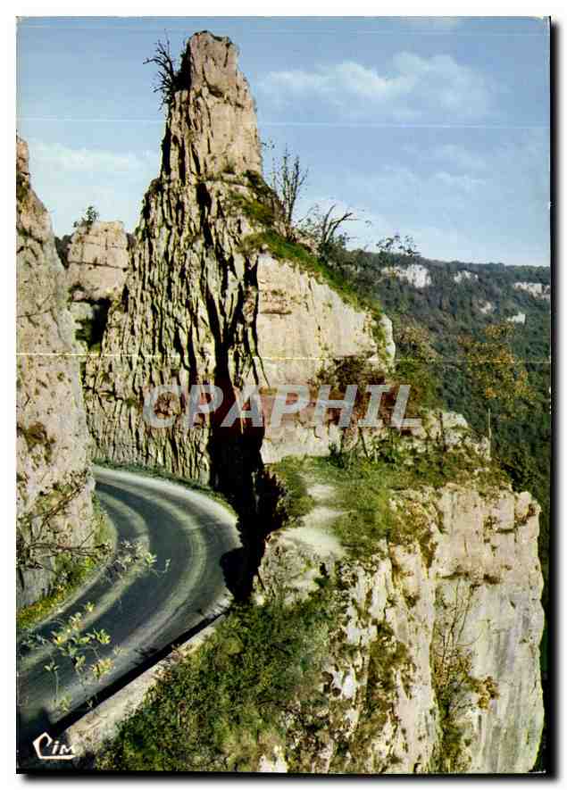 CPM Les Beaux Sites de France Franche comte les Rochers de Pierre Encize pres du Belvedere du Fer a 