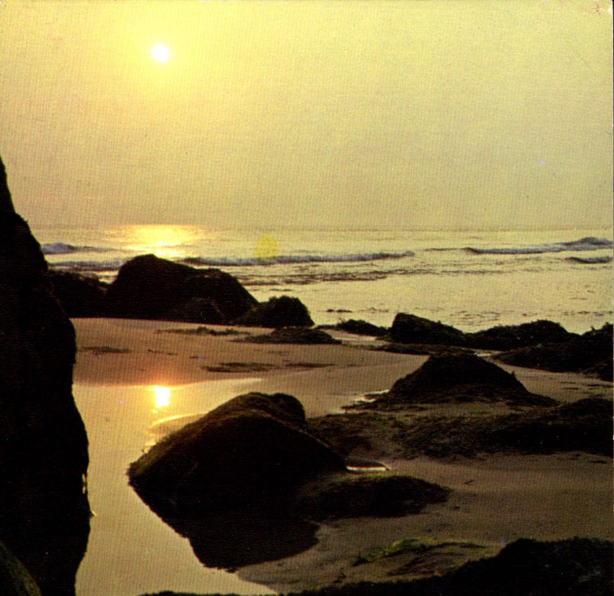 CPM La Bretagne en Couleurs Maree basse au soleil couchant 