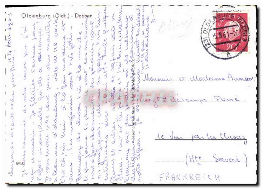 CPM Oldenburg Oldb Dobben  — Rückseite