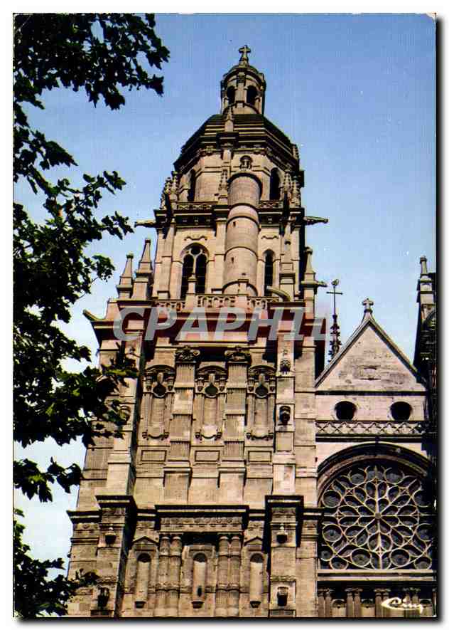 CPM Evreux Eure Cathedrale Notre Dame Tour nord dite Le Gros Pierre 