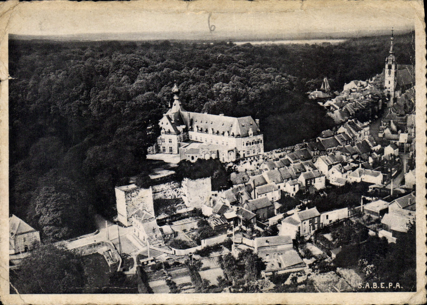 CPM Chimay Son Chateau Feodal Sa Collegiale le Lac de Virelles 