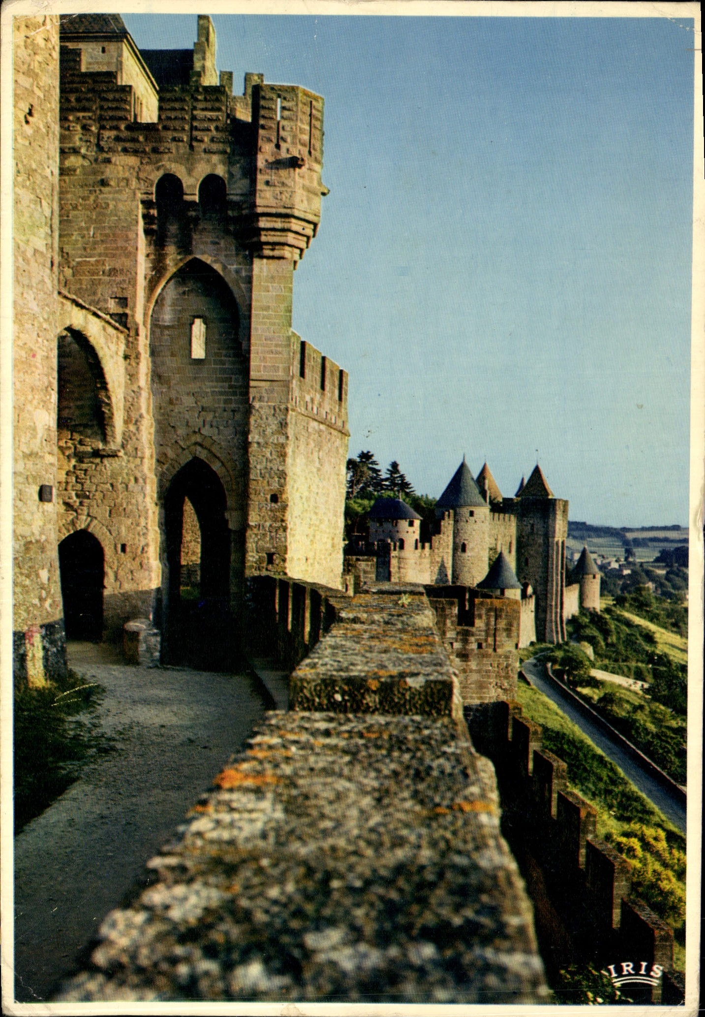 CPM Horizons de l'Aude La Cite de Carcassonne Ensemble de la Porte d'Aude les deux enceintes fortifi