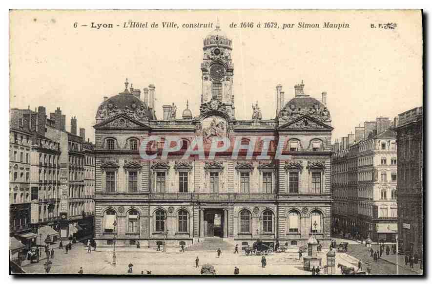 CPA Lyon L'Hotel de Ville 
