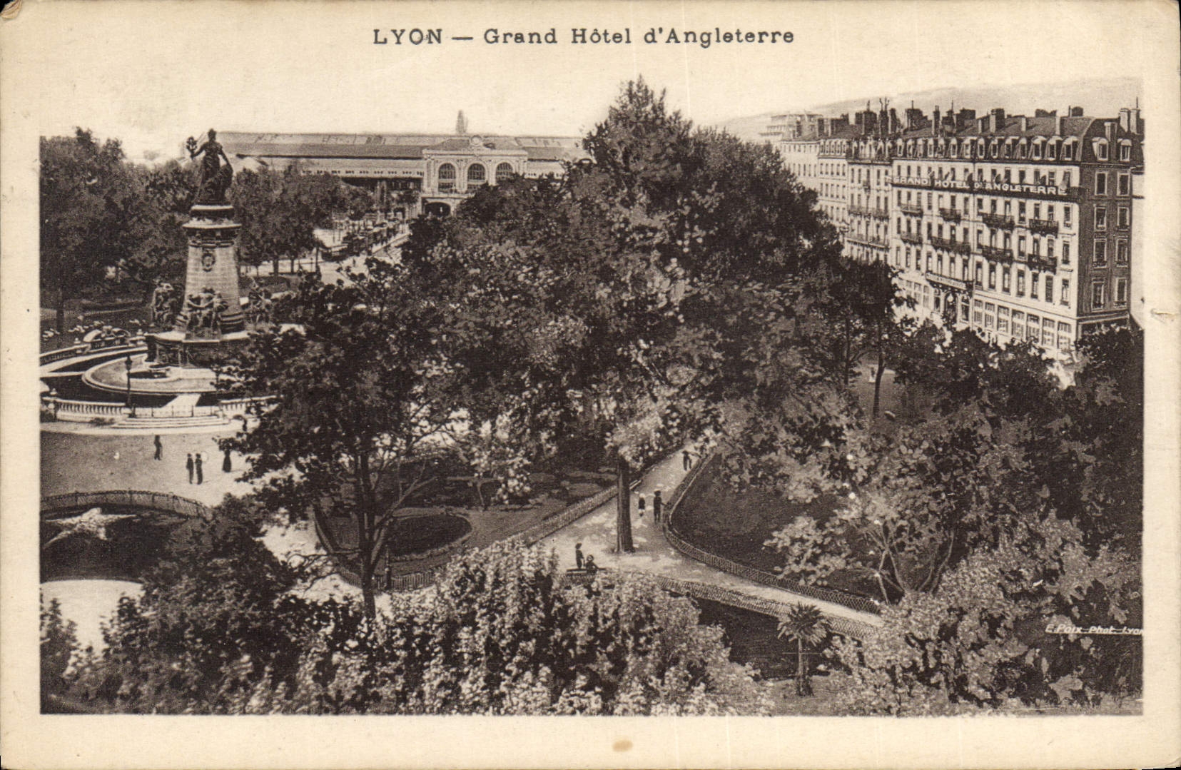 CPA Lyon Grand Hotel d'Angleterre 