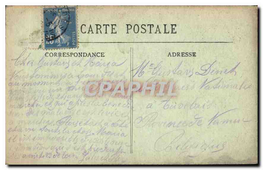 CPA Les Pyrenees Lourdes La Grotte  — Verso