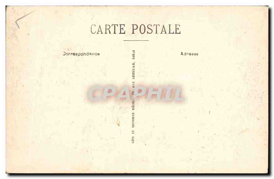 CPA Lourdes Vue generale du Pic du Jer  — Verso