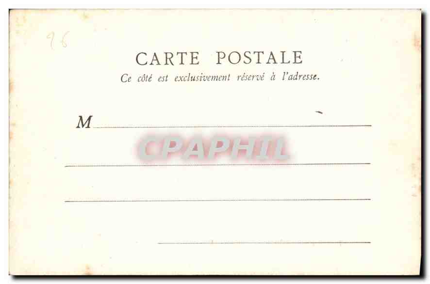 CPA Valence Ruines du Chateau de Crussol  — Rückseite