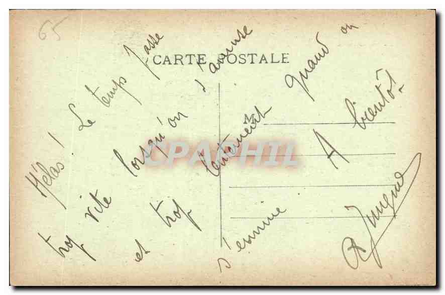 CPA Gavarnie le Pic Mene et le Pain de sucre  — Verso