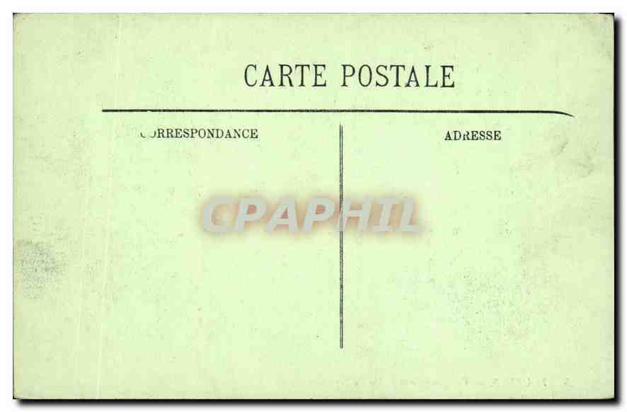 CPA Lourdes Vue generale et le Pic du Jer  — Verso
